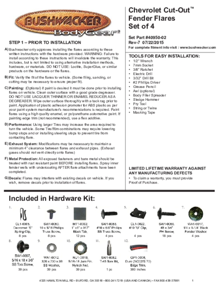 Installation Manual